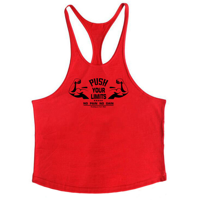 Tank Top Deportivo – Corte Stringer “Push Your Limits”